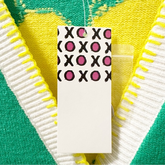 Kerri Rosenthal “XO KR” Sunshine Heart Cardigan - Size Medium - Picture 7 of 7